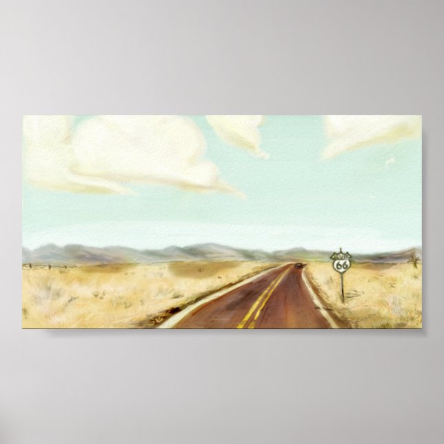 Route 66 poster (Front)