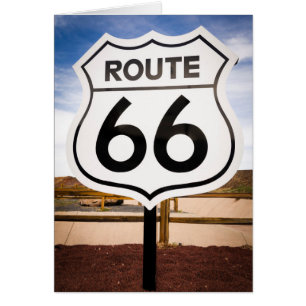 Route 66 road sign, Arizona