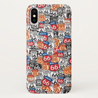 Route 66 Road Signs iPhone X Case