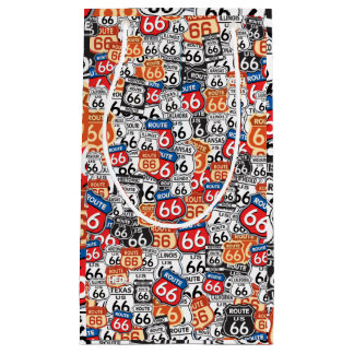 Route 66 Road Signs Small Gift Bag