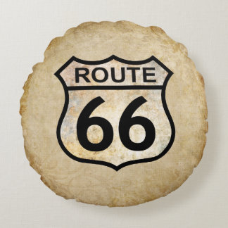 Route 66 round cushion