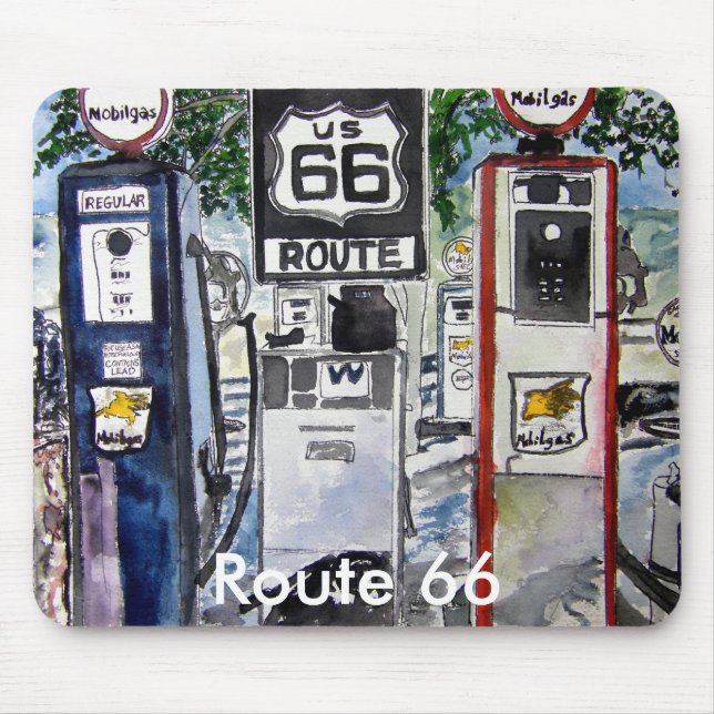 route_66, Route 66 Mouse Mat (Front)