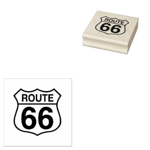 Route 66 rubber stamp