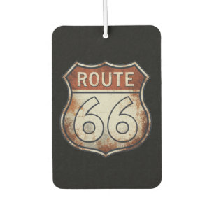 Route 66 Rusty Road Sign Car Air Freshener