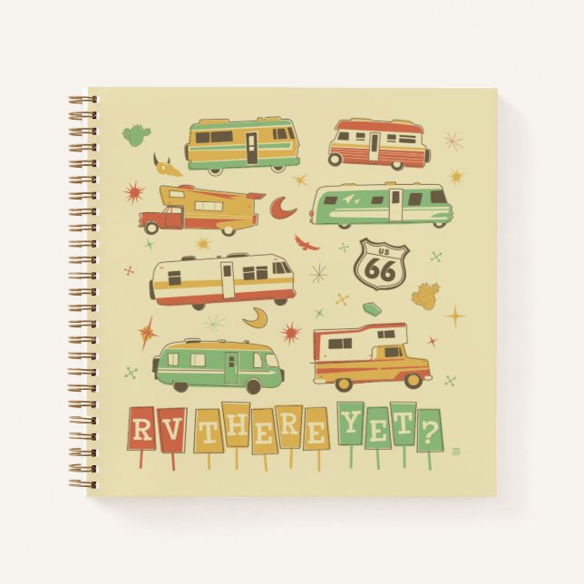 Route 66 RV There Yet Notebook (Front)