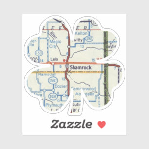 Route 66 Shamrock Texas Map