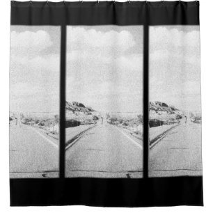 Route 66 shower curtain