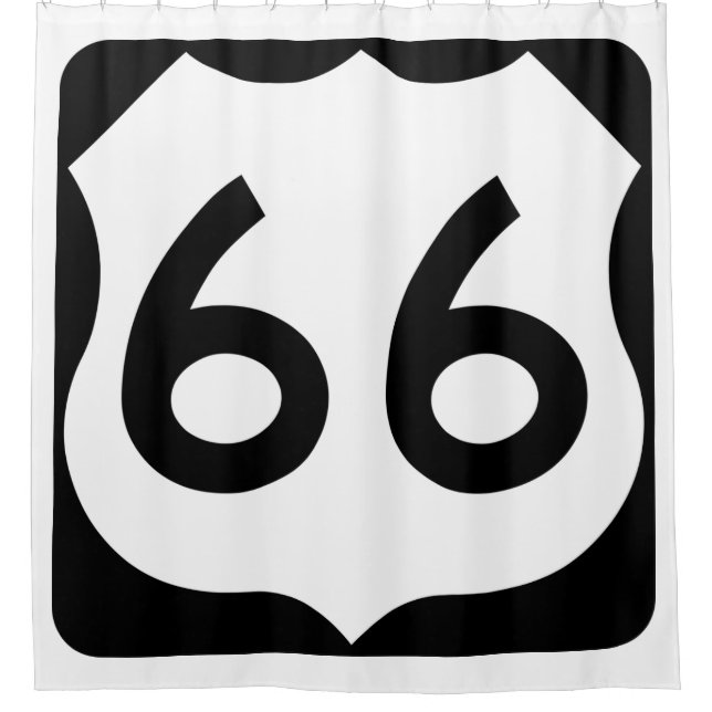 Route 66 shower curtain (Front)