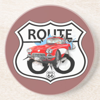 Route 66 sign gifts coaster