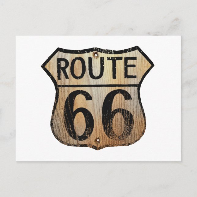 Route 66 Sign - Multiple Products Postcard (Front)