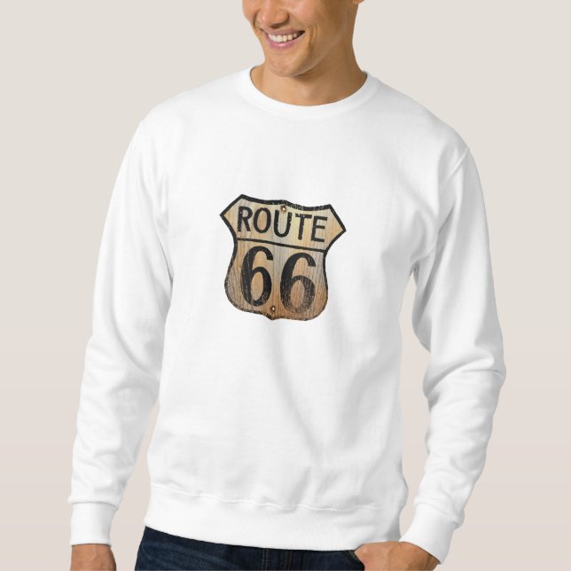 Route 66 Sign - Multiple Products Sweatshirt (Front)