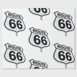 Route 66 Sign Wrapping Paper