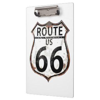 Route 66 Signs Clipboard