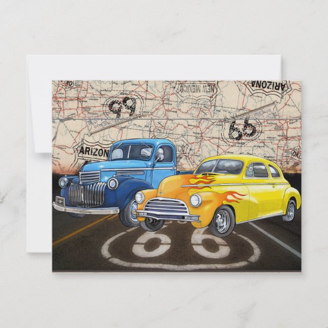 Route 66 - SRF Invitation (Front)