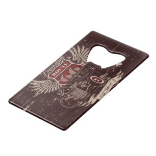 Route 66 Stainless Steel Bottle Opener