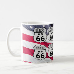 Route 66 States Coffee Mug