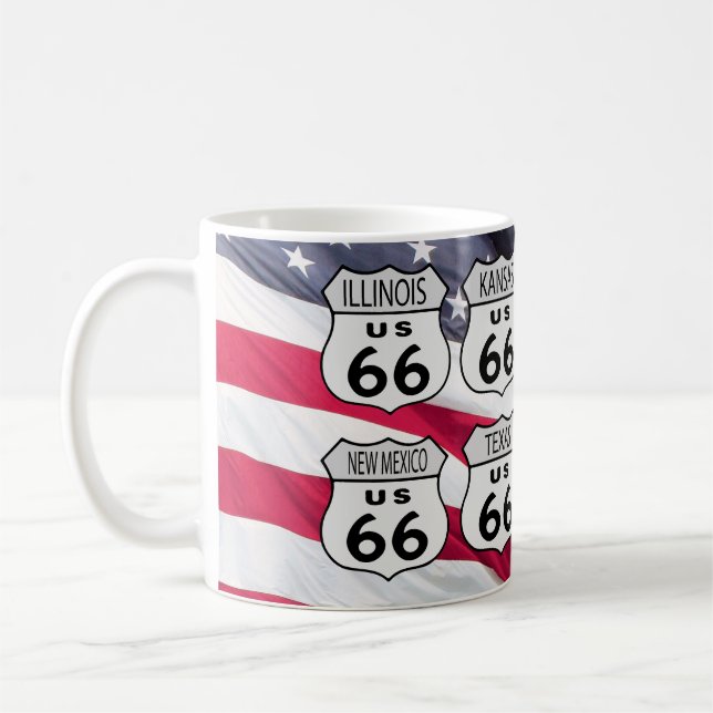 Route 66 States Coffee Mug (Left)