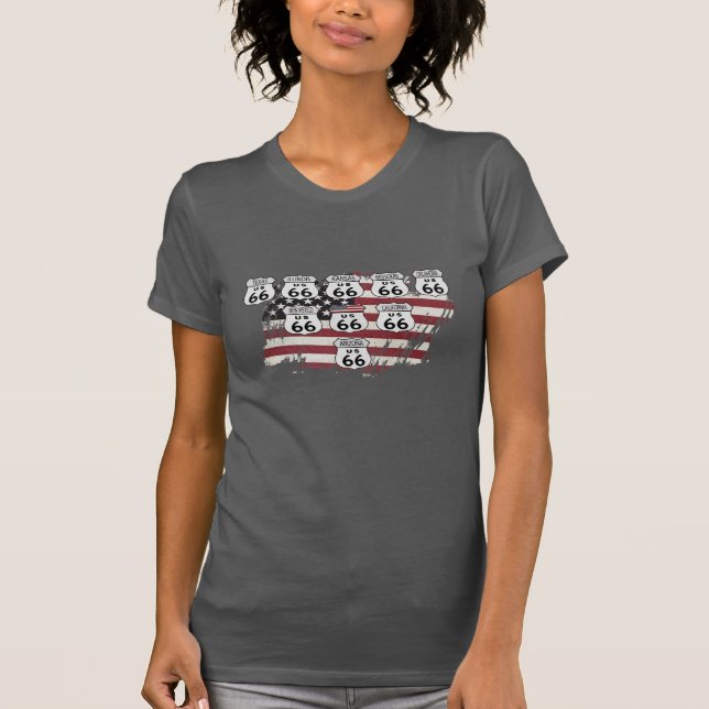 Route 66 States T-Shirt (Front)