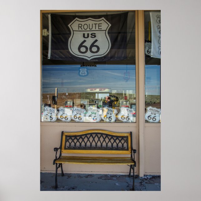 Route 66 Storefront Poster (Front)