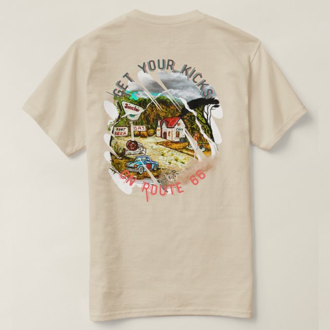 "Route 66" T-Shirt (Design Back)