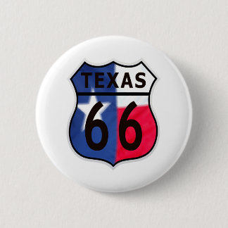 Route 66 Texas Colour 6 Cm Round Badge