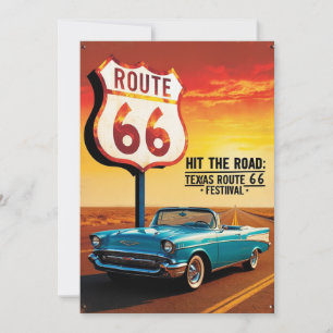 Route 66 Texas Postcard