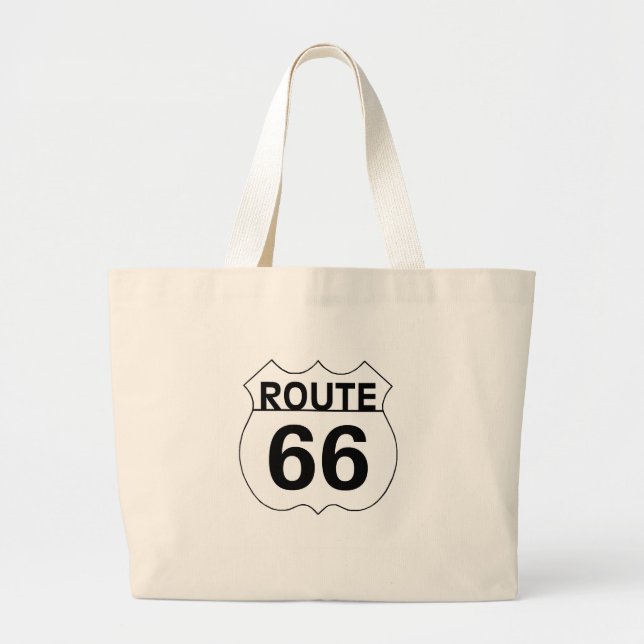 Route 66 Tote Bag (Front)