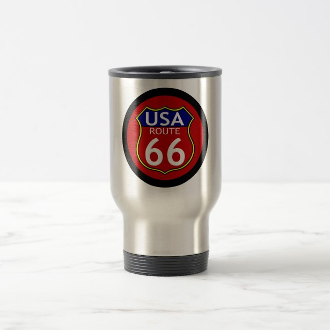 Route 66 Travel Mug (Center)
