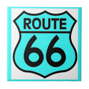 route 66 turquoise tile