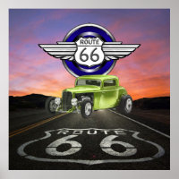 Route 66 - Vintage - Classic Car - SRF