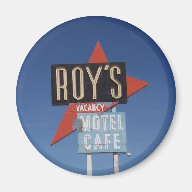 Route 66 Vintage Motel Sign Magnet (Front)