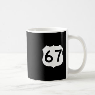 Route 67 Sign Meme Six Seven 1 Coffee Mug