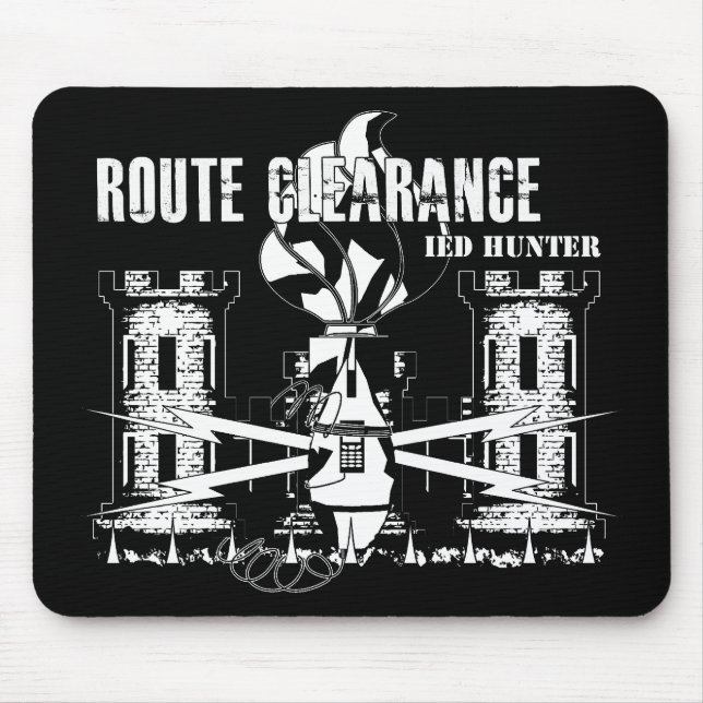 Route Clearance IED HUNTER Mouse Mat (Front)