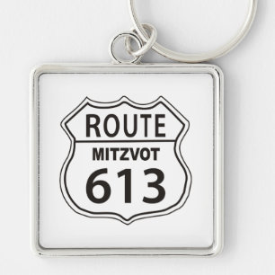 Route Mitzvot 613 Key Ring