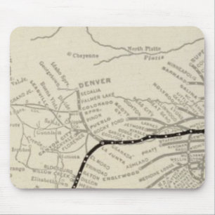 Route of the California Limited Mouse Mat