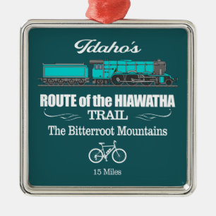 Route of the Hiawatha (RT2) Metal Tree Decoration