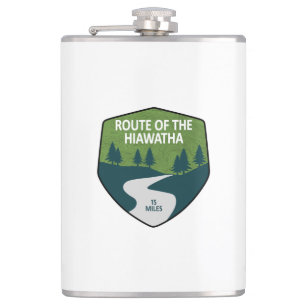 Route Of The Hiawatha Trail Hip Flask