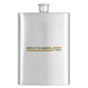 Route Of The Hiawatha Trail Hip Flask