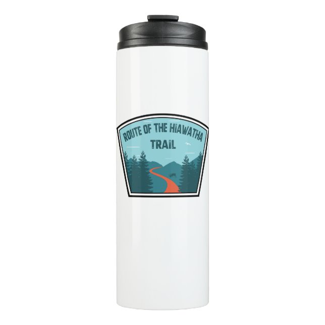 Route Of The Hiawatha Trail Thermal Tumbler (Front)