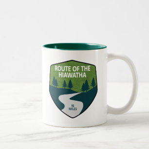 Route Of The Hiawatha Trail Two-Tone Coffee Mug
