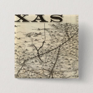 Route to Texas 15 Cm Square Badge