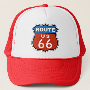 Route US 66 Sign Trucker Hat