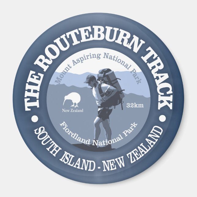 Routeburn Track Magnet (Front)