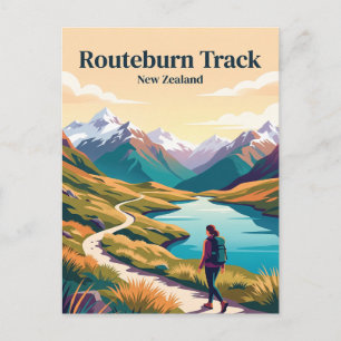 Routeburn Track New Zealand Postcard