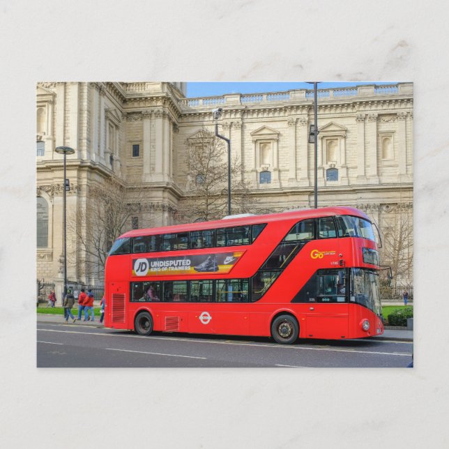 Routemaster Bus London Uk Postcard (Front)
