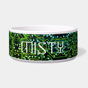 Routing Process Green Abstract Electronic Geek