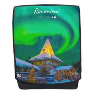 Rovaniemi, Finland - Magic Aurora  Backpack