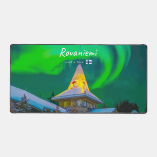 Rovaniemi, Finland - Magic Aurora  Desk Mat