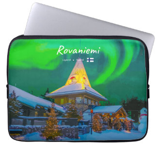 Rovaniemi, Finland - Magic Aurora  Laptop Sleeve