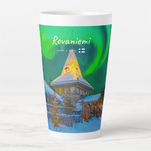 Rovaniemi, Finland - Magic Aurora Large Latte Mug